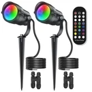 Hiboitec Rgbw Low Voltage Landscape Lighting 12W With Remote Connectors Spotl.... Fixed Price $38.44.