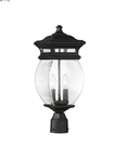 Savoy House 5-8097-BK Seven Oaks 2-LIGHT Post Lantern (8" W X 20"H). Fixed Price $95.00.