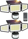 Ensenior Solar Motion Lights Outdoor, 228 Led Security With Remote. Fixed Price $47.98.