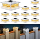 Solar Post Cap Lights, 2 Color Modes Fence For 3.5X3.5 4X4 .... Fixed Price $59.23.