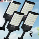 Tfkk Solar Street Lights Outdoor, Waterproof Motion Sensor 4PCS, Black. Fixed Price $120.65.