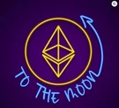 20" Ethereum To Moon Compass Flex Led Neon Sign Light Party Gift Show Cor. Fixed Price $187.00.