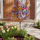 Solar Butterfly Tree Garden Stake Swaying Outdoor Pathway Led Light Yard Decor. Fixed Price $29.98.