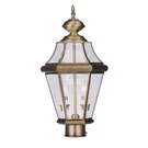 Livex Lighting Georgetown 2 Outdoor Post Head Antique Brass. Fixed Price $289.96.