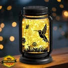 Angmln Hummingbird Solar Lantern Outdoor Waterproof Mason Jar Lights. Fixed Price $39.99.