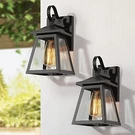 Classy Leaves Black Outdoor Wall Light, Modern Farmhouse, Sconce. Fixed Price $47.51.