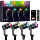 Angelhalo Smart Landscape Spotlights, 4 Pack Rgbw Pathway 2000LM Dimm.... Fixed Price $82.72.
