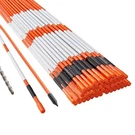 100 Pack 48" Driveway Markers Orange Snow Plow Stakes 0.31" Fiberglass Rod. Fixed Price $69.99.