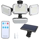 2 Pack Solar Powered Wall Lights IP44 Waterproof Motion Sensor Lamps W/ Separate. Fixed Price $42.99.