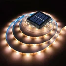 19.8 Ft Solar Led Strip Lights, Outdoor Waterproof Rope 3000K Cuttable .... Fixed Price $27.57.