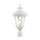 Livex Lighting 7855 Oxford 19" Tall Outdoor Single Head Post - White. Fixed Price $199.96.