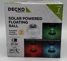 Solar Powered Floating Led Globe Light. Deco Products New. Battery Included. Fixed Price $12.34.