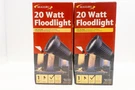 New In Box Malibu 20 Watt Flood Lights Metal Black Model 8301-9602-01. Fixed Price $49.99.