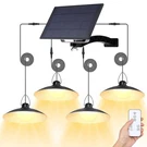 Solar Pendant Lights Outdoor IP65 Waterproof, 4 Heads Powered Shed Ligh.... Fixed Price $73.72.