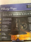 Classy Caps SBL738 Dark Bronze Solar/battery Operated Outdoor Barn Light Sconce. Fixed Price $63.99.