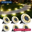 Echosari Solar Ground Lights 6 Pack, Upgraded Garden Auto On/off. Fixed Price $28.48.