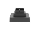 Bellevue ZPMB77411 Square 6-1/4"W Pier Mount Base Black. Fixed Price $76.00.