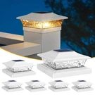 Aponuo Solar Post Cap Lights Pk 4X4 5X5 6X6 Wood & Vinyl Fence IP65 White. Fixed Price $74.70.