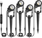 4 Pack Led Outdoor Spot Lights - Waterproof Low Voltage Landscape Lighting. Fixed Price $60.11.