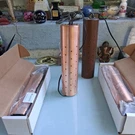 Fx Luxor Luminaire Copper Ve 3LED Ps-cu Pendant Down Light Perforated Nib. Fixed Price $250.00.