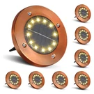 Outdoor In-ground Lights Solar Disc Garden Gro.... Fixed Price $47.78.