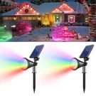 Rgb Halloween Solar Spot Lights Outdoor, 36 Leds Color C.... Fixed Price $45.09.