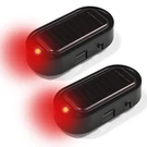 Hqrnyp 2PCS Car Solar Power Simulated Dummy Alarm, System, Auto Red. Fixed Price $18.07.