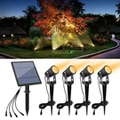 Aponuo Metal Solar Spot Lights Outdoor With 9.8FT Cable Powered Landsca.... Fixed Price $69.39.