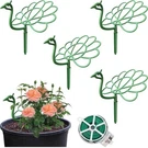 5PCS Peacock-shaped Plant Support Stakes For Balcony Garden Sunflower Trellis.... Fixed Price $27.91.