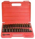 Sunex 3360DD 3/8" Dr. 28 Pc. Sae & Metric Master Double Deep Impact Socket Set. Fixed Price $140.07.