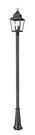 Z-lite 5029PHBR-5011P Raphael 3 Light 122" Tall Coastal Rated Black. Fixed Price $966.00.