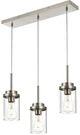 Melucee Lights Linear Chandelier Nickel Finish Dining Room Fixture - 23". Fixed Price $52.61.