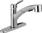 Delta Collins Pull-out Kitchen Faucet Single Handle Chrome-certified Refurbished. Fixed Price $109.49.