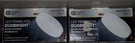 Commercial Electric Lot Of 2 Led Frameless Duobright Lights 1005 591 773 White. Fixed Price $31.00.