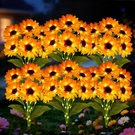 Solar Sunflower Lights Pack With 36 Outdoor Garden Deco. Fixed Price $48.57.