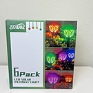 Sowaz 6-PACK Led Solar Pathway Lights Multi-color Outdoor Garden Landscape Lamp. Fixed Price $32.99.