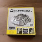 Manor House Solar Led Marker Lights Driveway Walkway Deck Fence Metal Waterproof. Fixed Price $46.49.