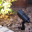 Hampton Bay Low Voltage 240 Lumens Black Integrated Led Small Spotlight. Fixed Price $18.99.