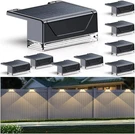Lianglome Solar Fence Lights Outdoor - 3000/4000/6000K Mode, IP65 Waterproof. Fixed Price $47.99.