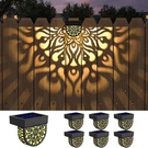 6 Pack Solar Fence Lights Outdoor Wall Plastic Powered Deck Step. Fixed Price $68.73.