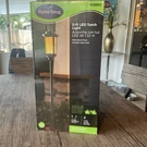 Harbor Breeze Led Torch Light Matte Black Outdoor Flickering Flame 4108933. Fixed Price $17.99.