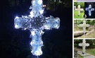 Coozzyhour 38INCH Solar Cross Garden Lights Outdoor Decorative - White. Fixed Price $43.25.