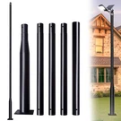 16FT Tall Street Light Pole For Outside, Galvanized Steel Solar Lamp P.... Fixed Price $271.38.