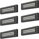 Zonk 120V Line Voltage Led Step Lights, 6W Stair 10.04INCH, BLACK(6PK). Fixed Price $136.15.