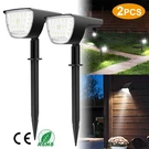 2PACK Solar Powered Landscape Spotlights Auto On/off Security Wall. Fixed Price $28.95.