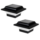 Classy Caps Imperial 2.5X2.5 Outdoor Black Cast Aluminum Led Solar Post 2PK. Fixed Price $33.77.