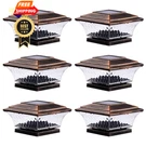 Huyieno Solar Post Cap Lights Outdoor Led Lighting Deck 6PK, Brushed Copper. Fixed Price $81.99.