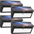 Baxia 100 Led Solar Motion Sensor Outdoor Lights 2000 Lumens Waterproof 4PACK. Fixed Price $63.39.