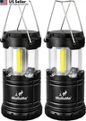 Mallome Led Camping Lantern, Battery Powered Lanterns For 2 Pack, Black. Fixed Price $17.35.