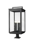 Z-lite 5019PHXXLR-533PM Hartwell 6 Light 35" Tall Post Black. Fixed Price $1050.00.